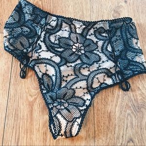 High waisted thong mesh Victoria Secret underwear